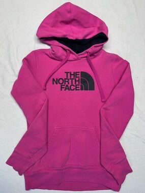 The North Face Pink Hoodie with Black lining. Women XSmall